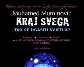 Poziv na predavanje "Kraj svega – tko će ugasiti svjetlo?"